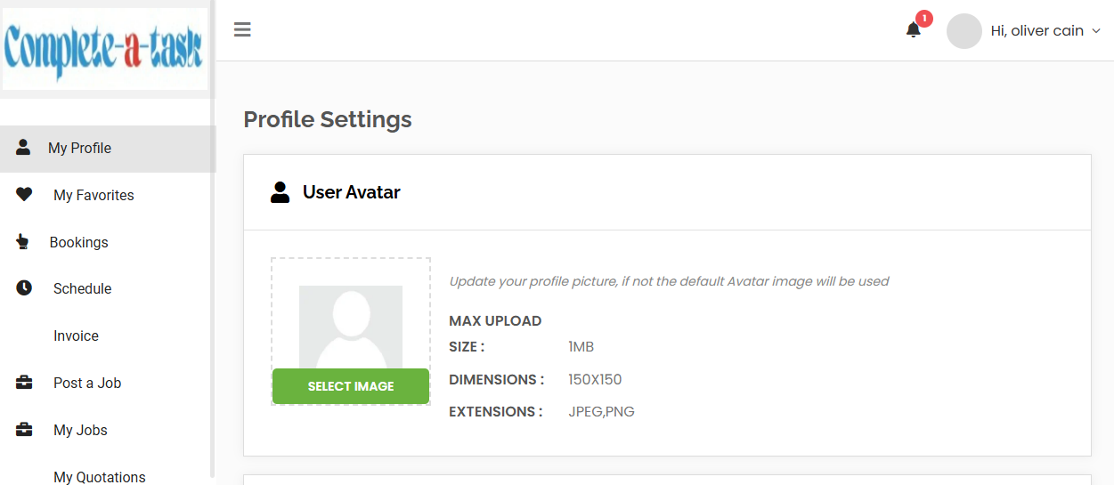 Customers Dashboard
